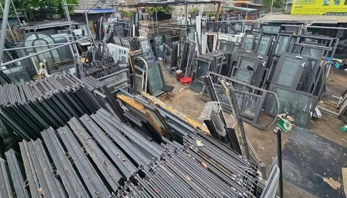 Các loại nhôm cửa kính cũ được thu mua phổ biến tại Hà Nội
