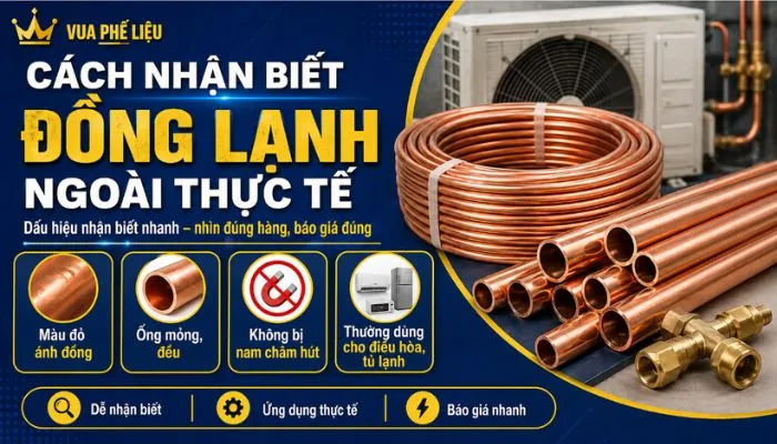 Cách nhận biết đồng lạnh ngoài thực tế