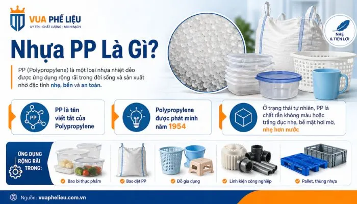 Nhựa PP Polypropylene để làm gì?