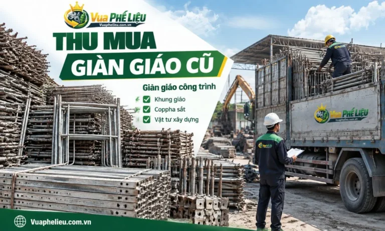 Thu mua giàn giáo cũ, khung giáo và vật tư công trình