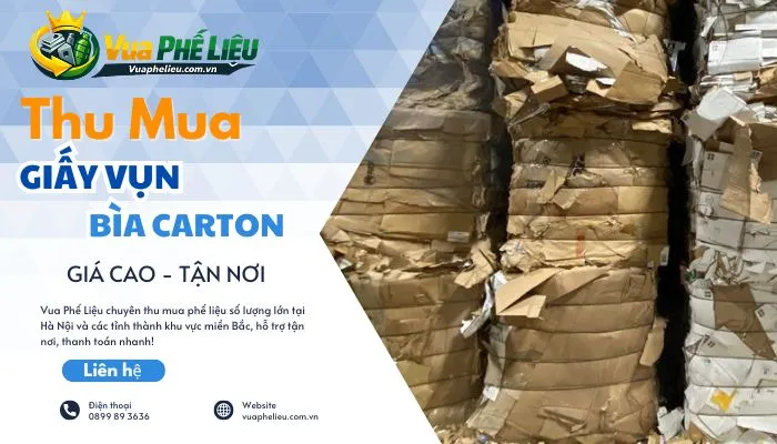 Thu mua giấy vụn phế liệu