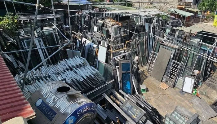 thu mua nhôm cửa kính cũ tận nơi tại Hà Nội