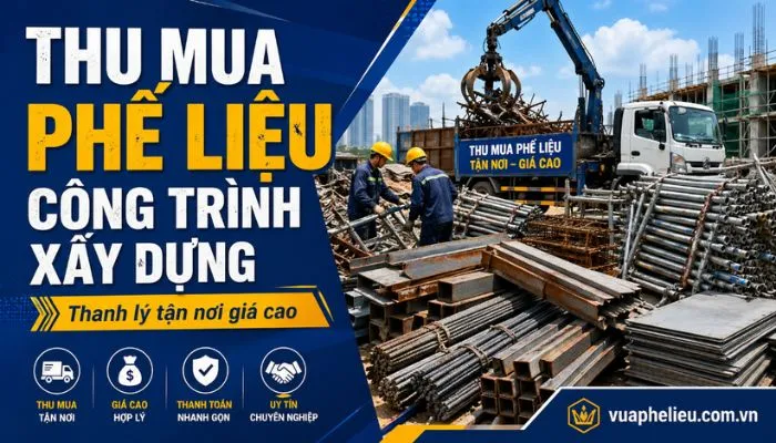 Thu mua phế liệu công trình giá cao