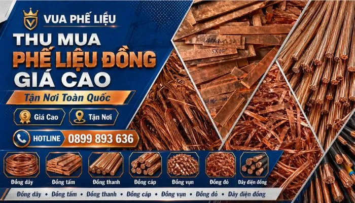 Thu mua phế liệu đồng giá cao