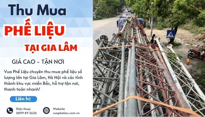Thu mua phế liệu Gia Lâm