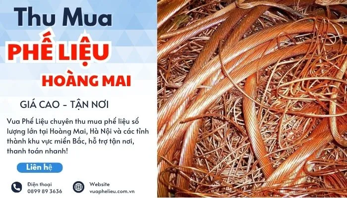 Thu mua phế liệu Hoàng Mai giá cao