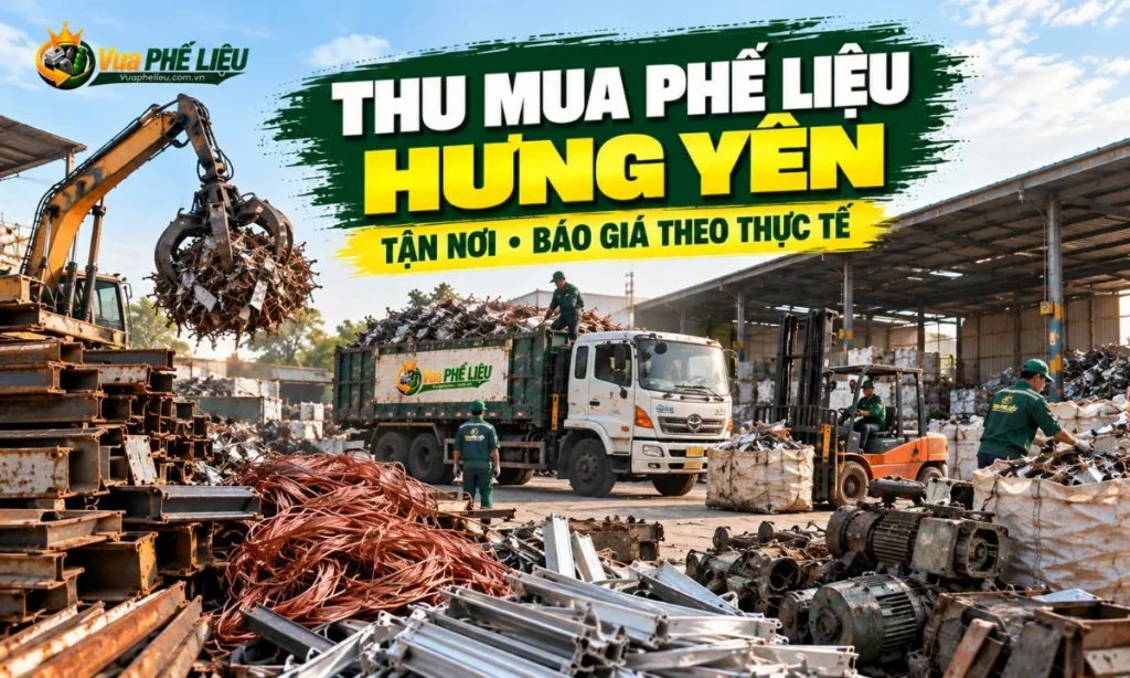 Thu mua phế liệu tại Hưng Yên tận nơi