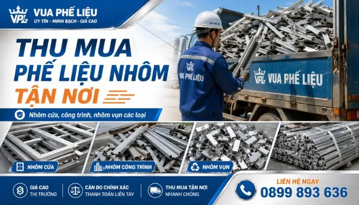 Thu mua phế liệu nhôm tận nơi giá cao