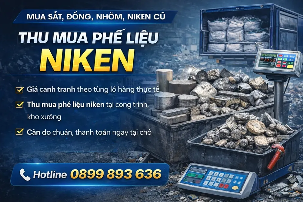 Thu mua phế liệu niken tận nơi