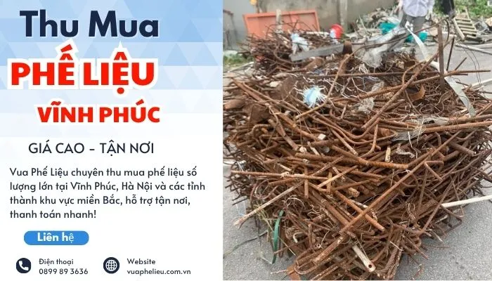 Thu mua phế liệu Vĩnh Phúc