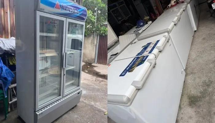 Thu mua tủ lạnh, tủ điện cũ thanh lý giá cao tại Long Biên