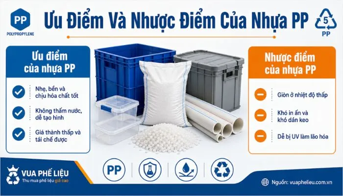 Ưu điểm và nhược điểm cửa nhựa PP