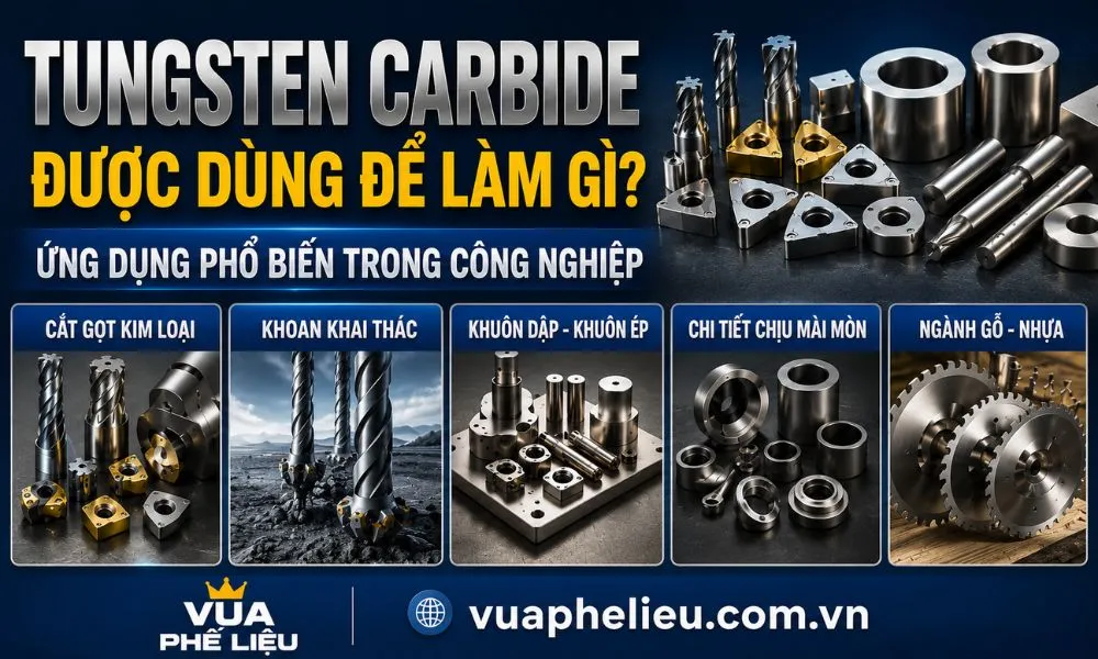 Tungsten Carbide được dùng để làm gì?