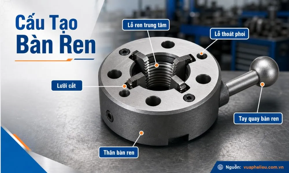 Cấu tạo bàn ren