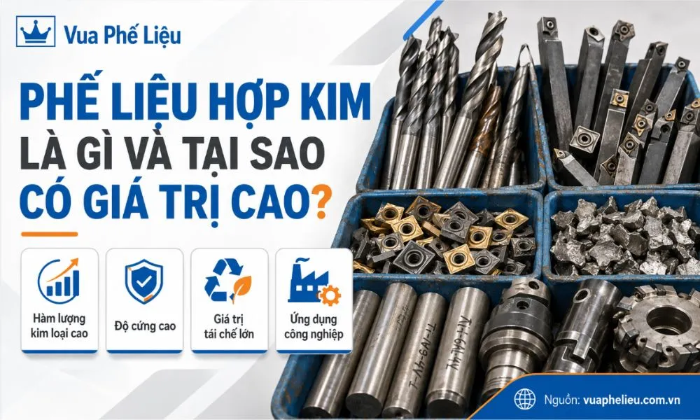 Hợp kim phế liệu là gì? Tại sao có giá trị cao ?