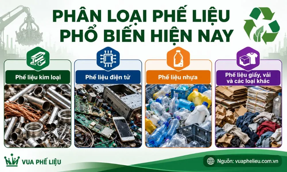 Phân loại các loại phế liệu