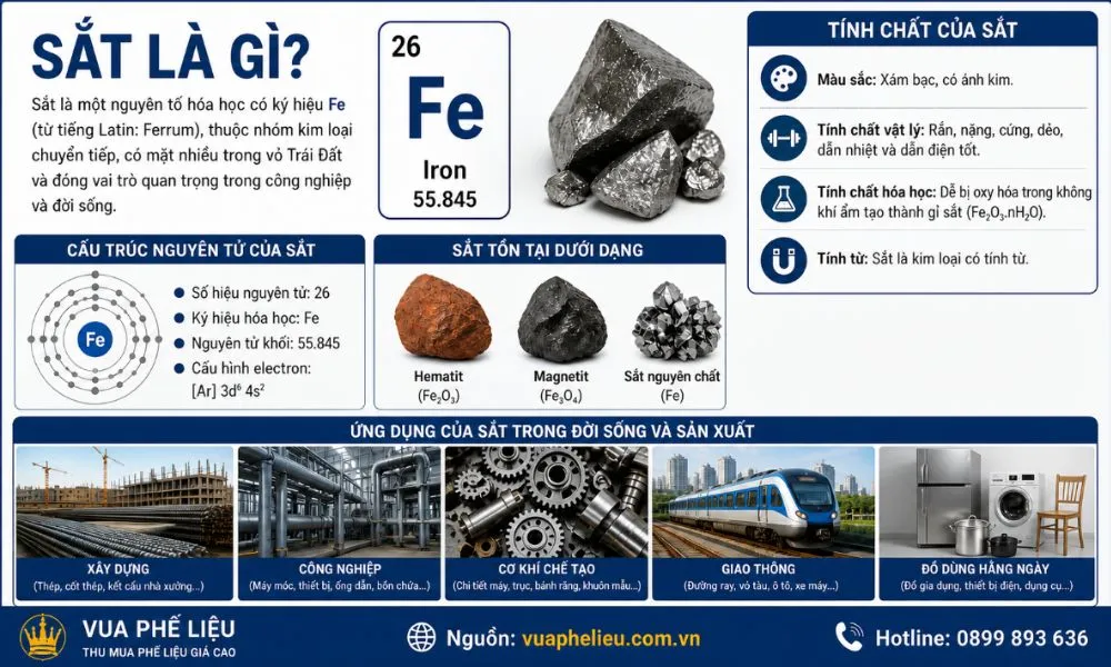 Sắt là gì ký hiệu fe