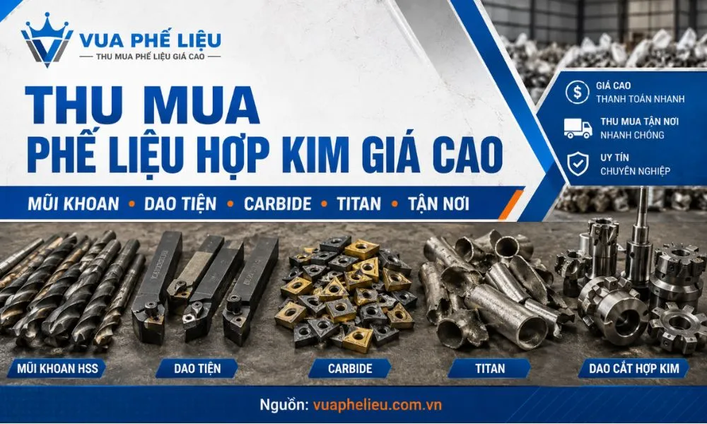 Thu mua phế liệu hợp kim giá cao tận nơi