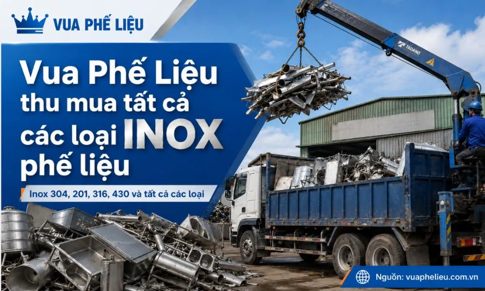 Thu mua phế liệu inox các loại 201-304-316-430
