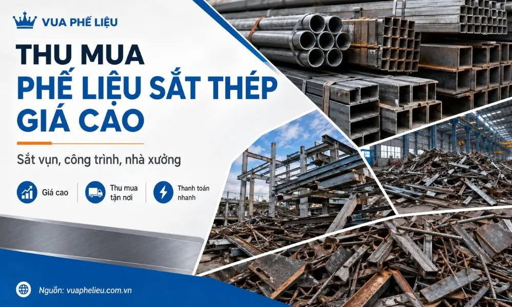 Thu mua phế liệu sắt thép giá cao