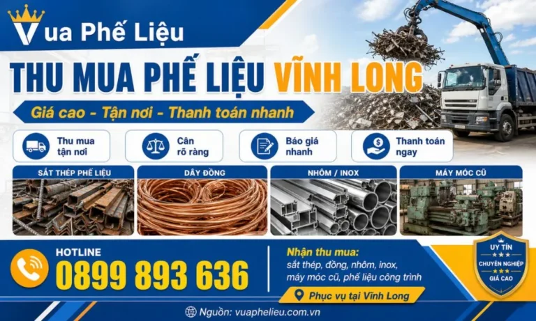 Thu mua phế liệu vĩnh long