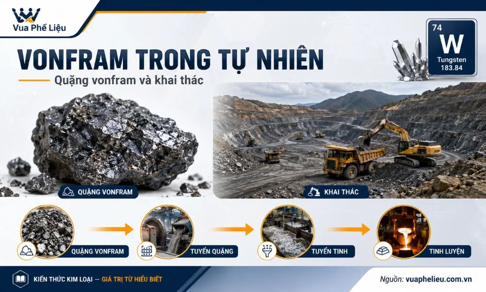 vonfram trong tự nhiên
