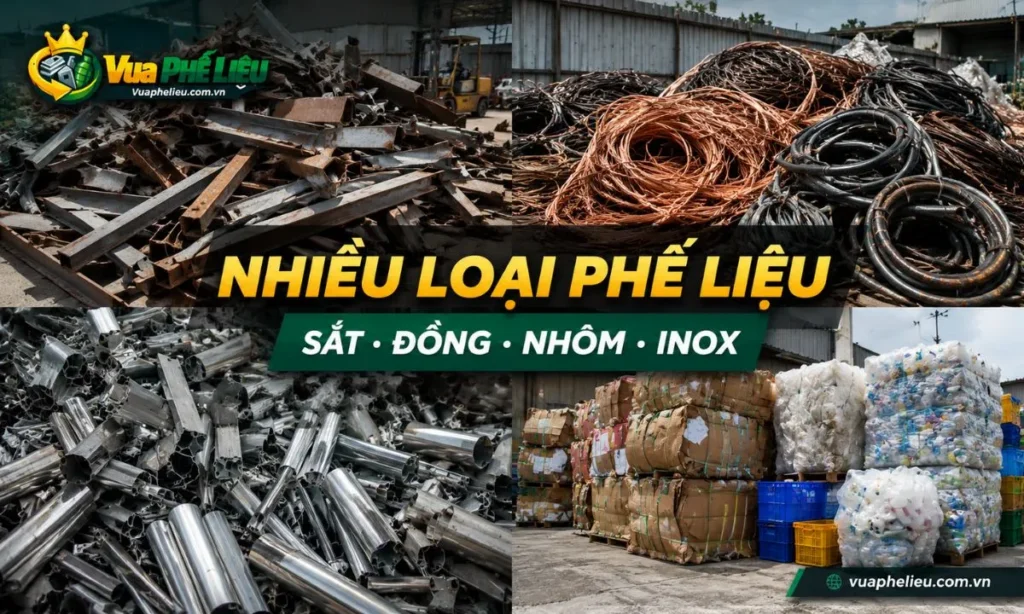 Các loại phế liệu thu mua tại TP.HCM