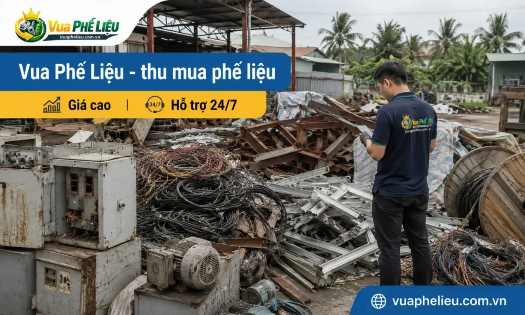 Cơ sở thu mua phế liệu Tiền Giang 24/7
