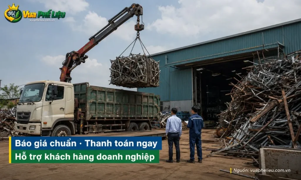 Quy trình thu mua phế liệu tại Bình Dương