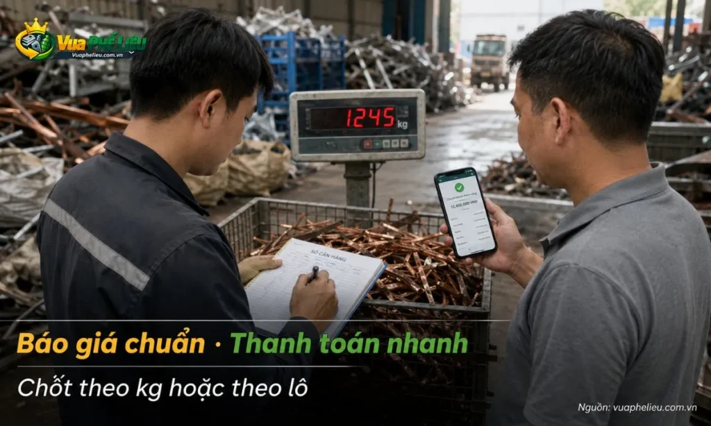 Quy trình thu mua phế liệu tại Đồng Nai