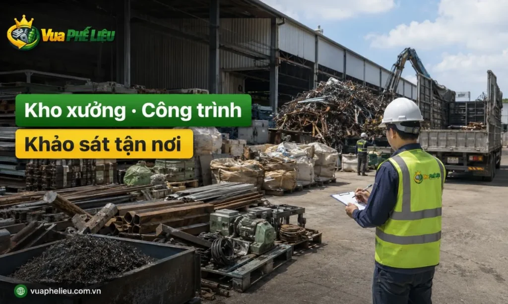 Thu mua phế liệu công trình kho xưởng tại TP.HCM