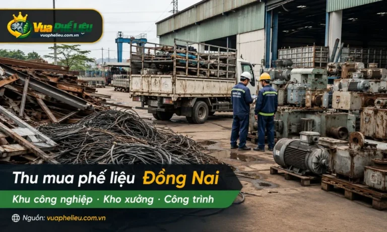 Thu mua phế liệu Đồng Nai giá cao tận nơi