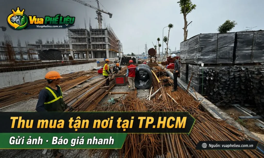 Thu mua phế liệu tận nơi tại TPHCM
