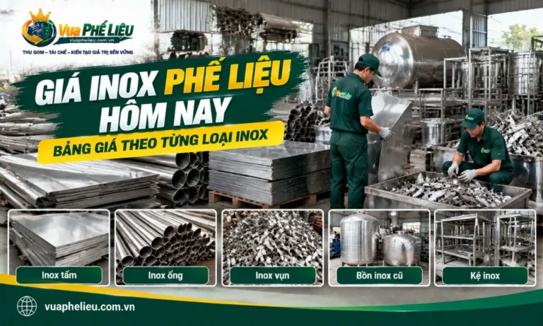 Giá inox phế liệu hôm nay theo từng loại inox