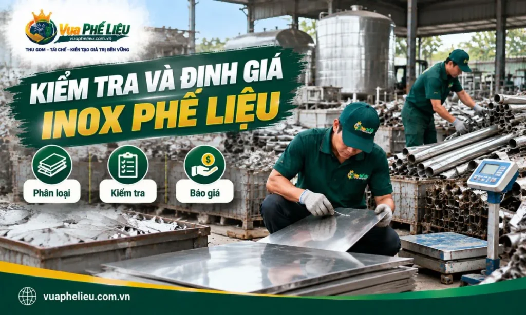 Kiểm tra và định giá inox phế liệu trước khi thu mua