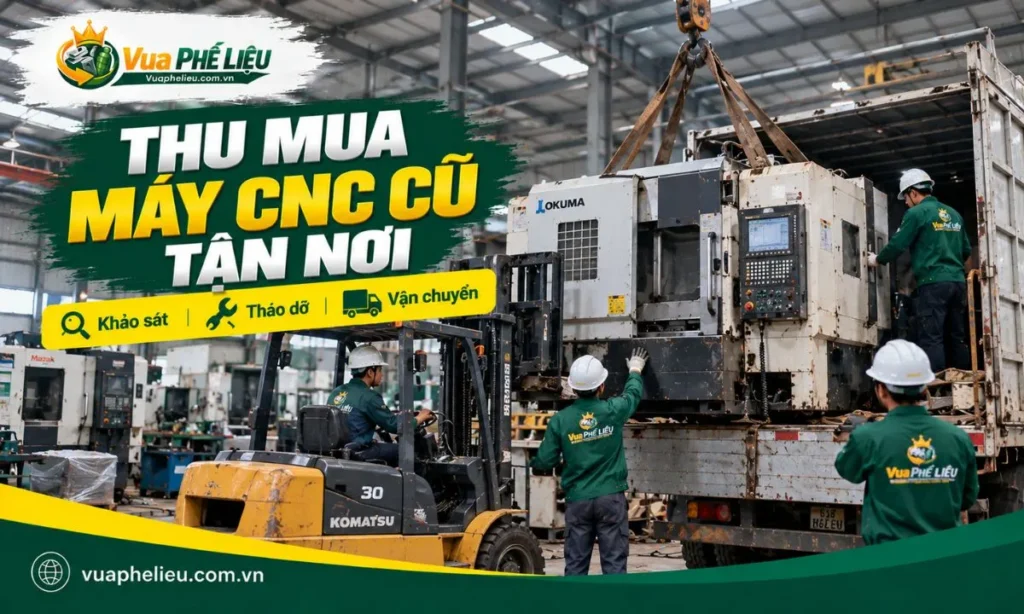 Thu mua máy CNC cũ tận nơi