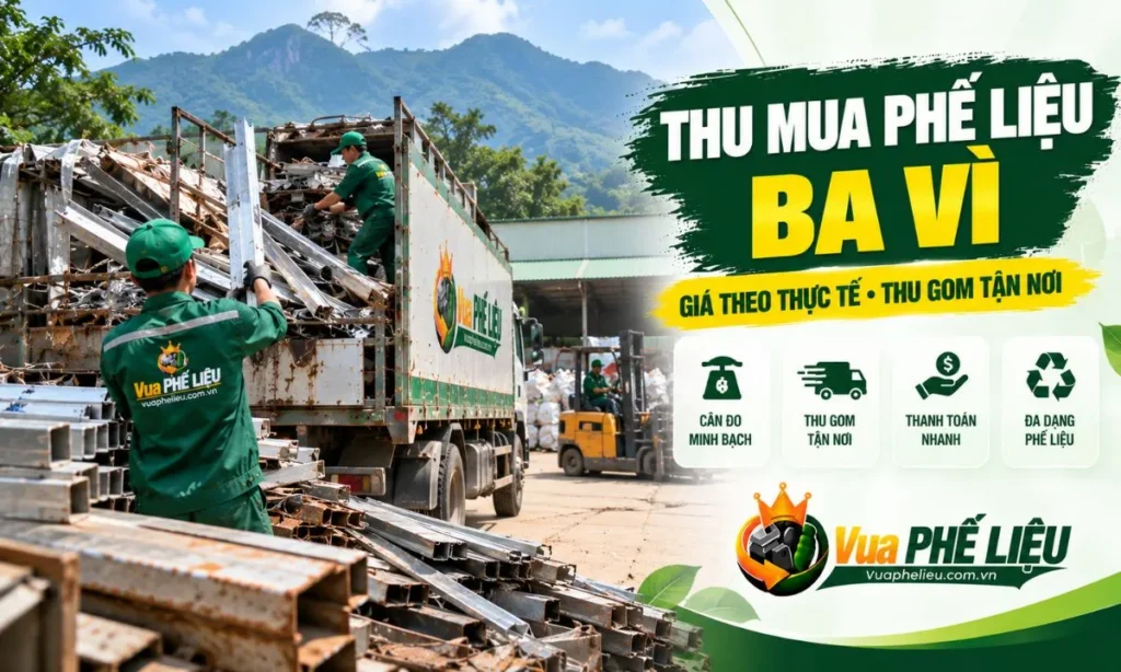 Thu mua phế liệu tại Ba Vì