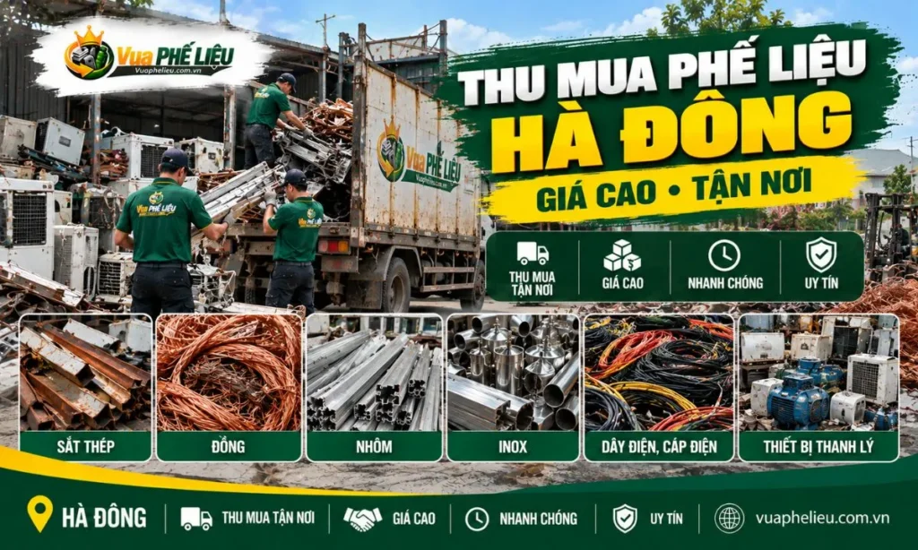 Thu mua phế liệu tại Hà Đông tận nơi