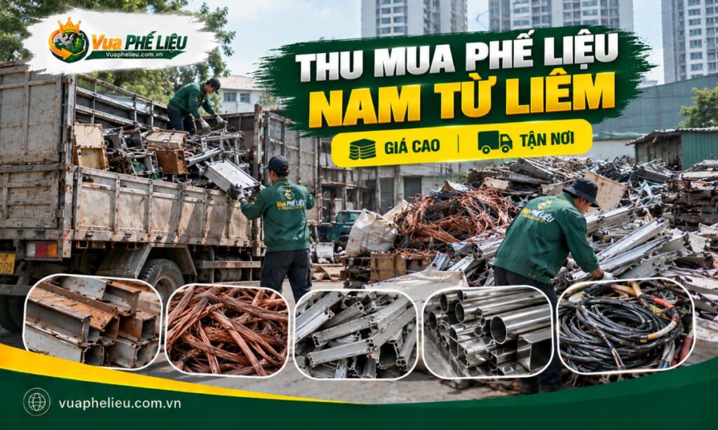 Thu mua phế liệu Nam Từ Liêm giá cao, tận nơi
