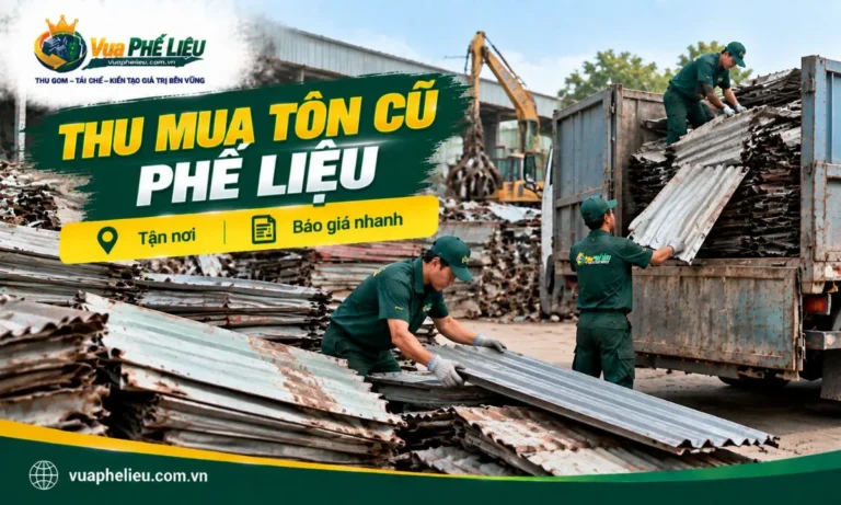 Thu mua tôn cũ phế liệu giá cao tận nơi