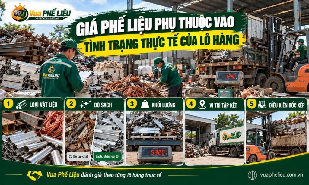 Các yếu tố ảnh hưởng đến giá thu mua phế liệu tại Thạch Thất